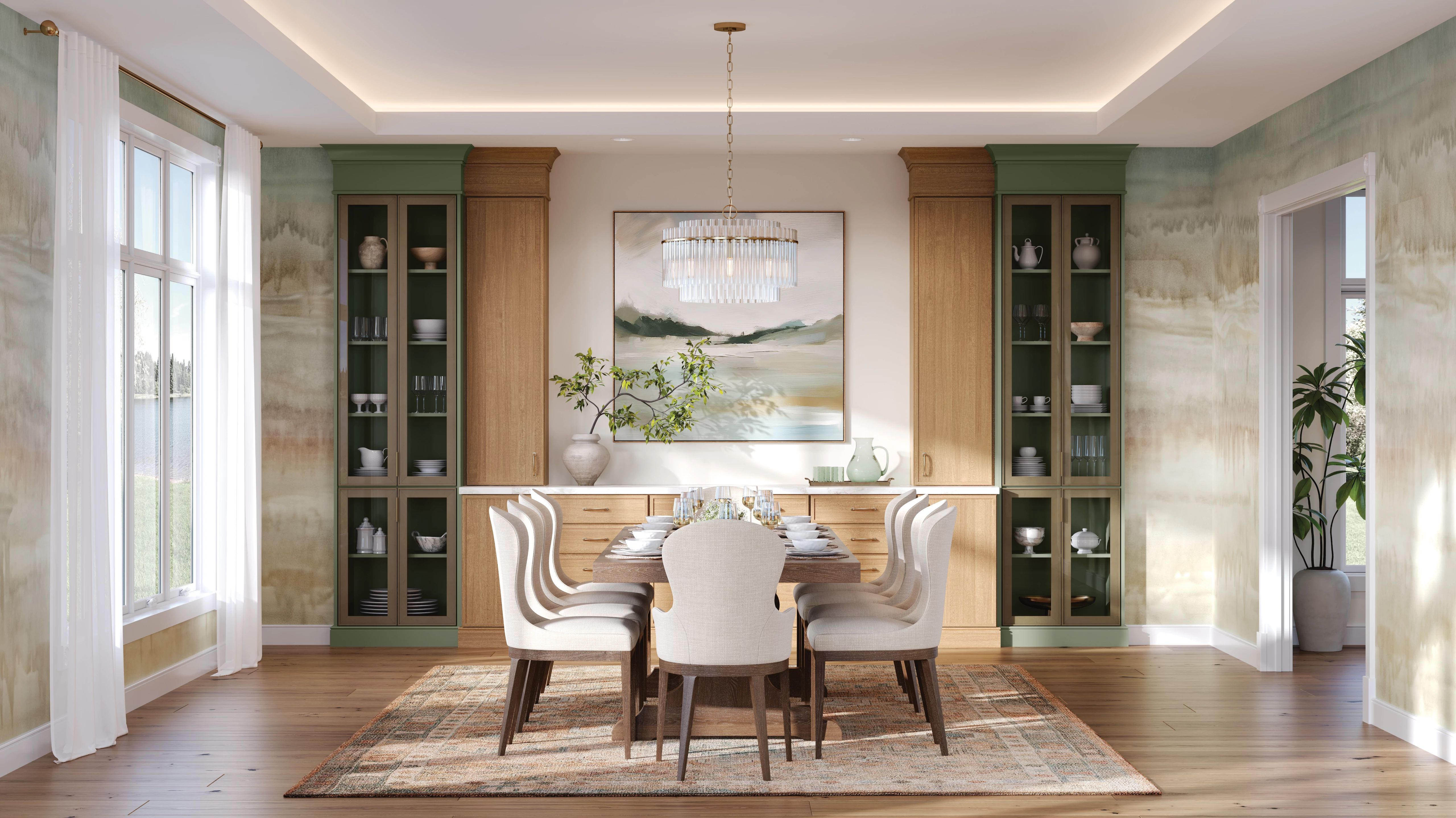 entertainment room cabinets and shelving